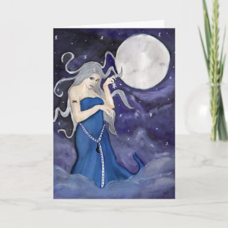 Carte de voeux de naissance d'une étoile