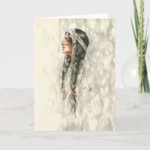 Carte de voeux de Natif américain