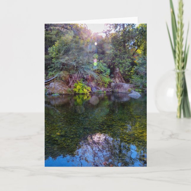 Carte de voeux de nature de NorCal : Carte (Devant)