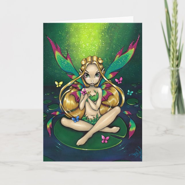 Carte de voeux de "nénuphar" (Devant)