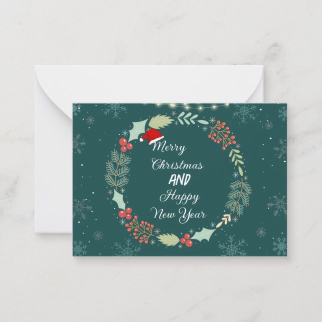 Carte de voeux de Noël (Devant)