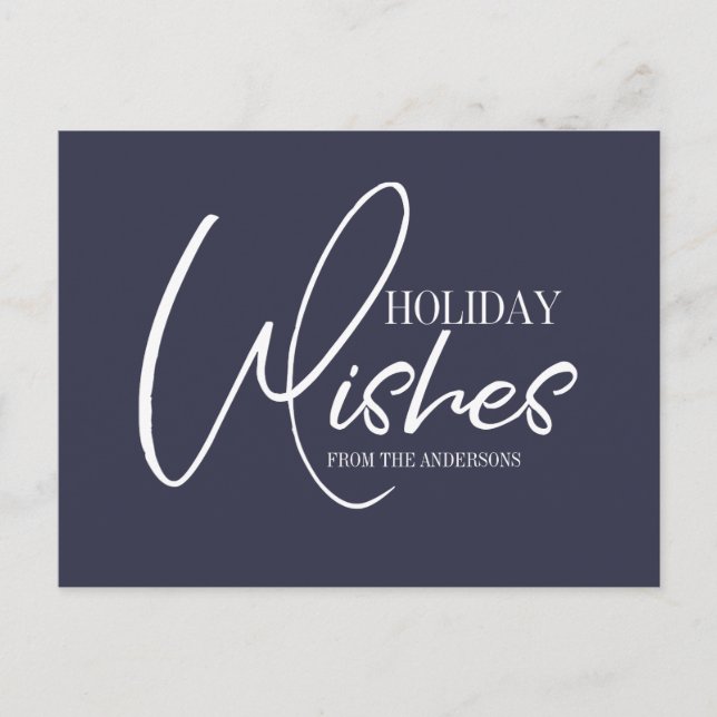 Carte de vœux de Noël (Devant)