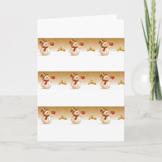 Carte de voeux de Noël (Devant)