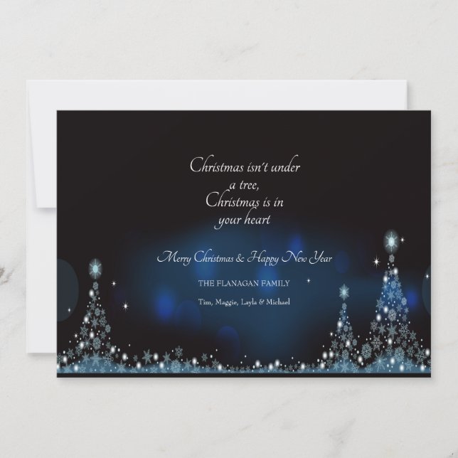 Carte de vœux de Noël (Devant)