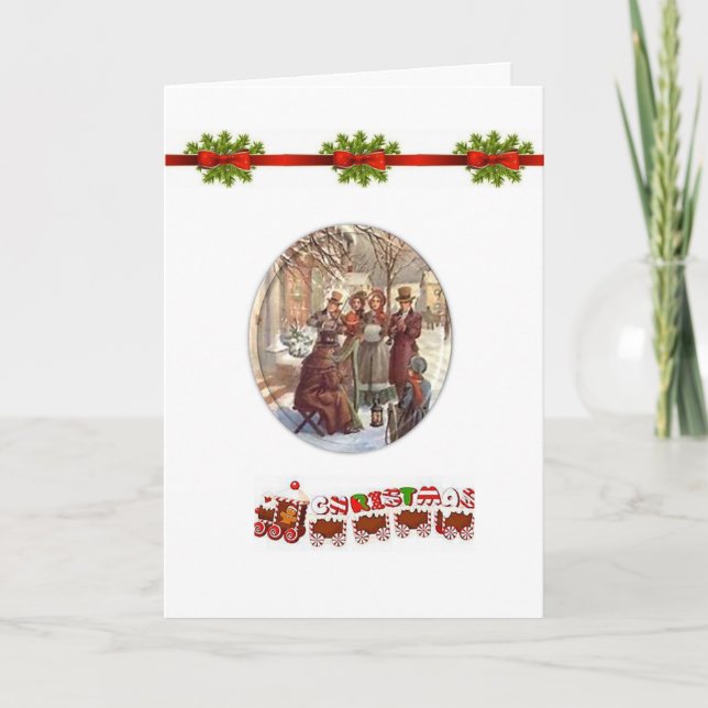 Carte de voeux de Noël (Devant)