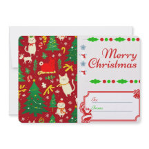 Carte de vœux de Noël