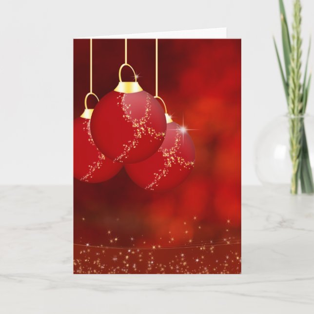 Carte de voeux de Noël (Devant)