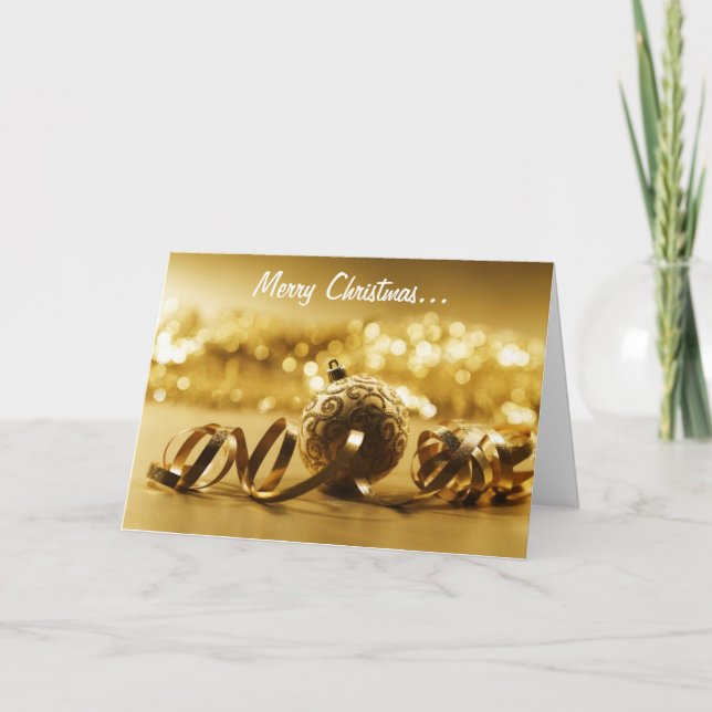 Carte de voeux de Noël (Devant)