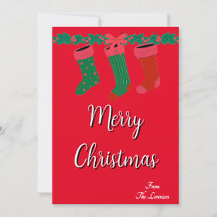 Carte de vœux de Noël