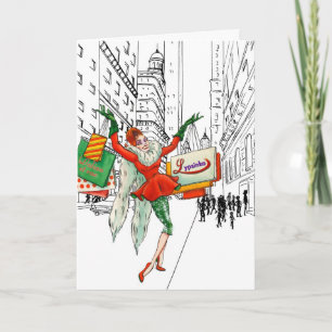 Carte de voeux de Noël #4 (salutation à l'intérieu