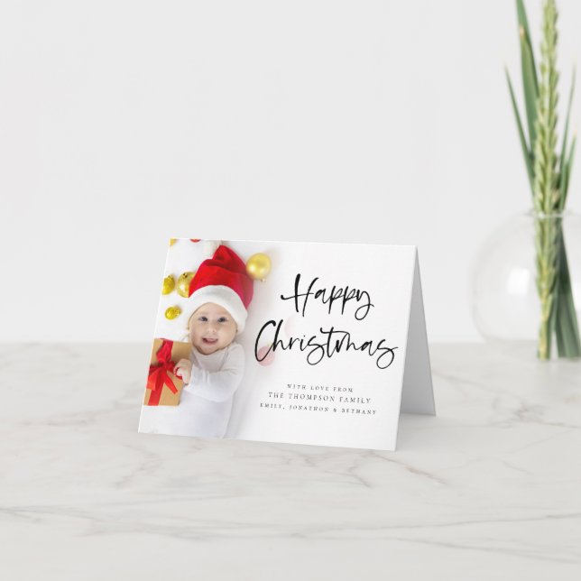 Carte de vœux de Noël 6 Photo Fêtes (Devant)