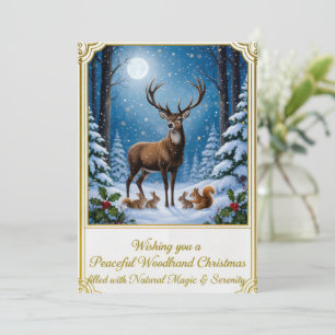 Carte de vœux de Noël à plat
