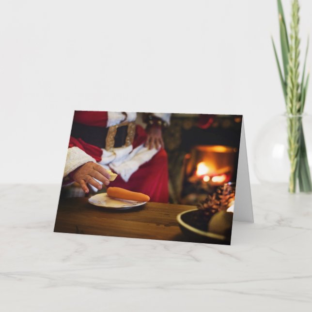 Carte de voeux de Noël à Vegan (Devant)