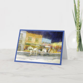 Carte de voeux de Noël 'Accueil pour les Fêtes'