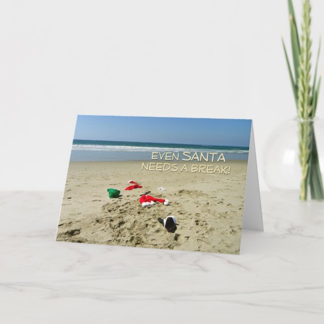 Carte de voeux de Noël amusante! (Devant)