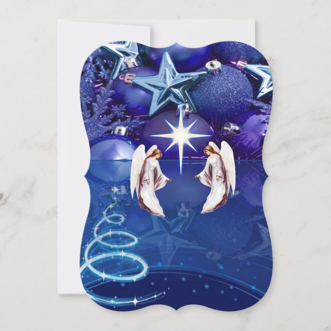 Carte de voeux de Noël, Ange de Noël (Devant)