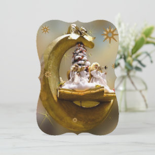 Carte de voeux de Noël Appartement, Angel