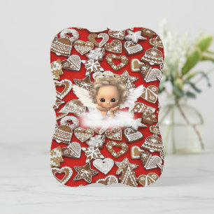 Carte de voeux de Noël Appartement, Angel
