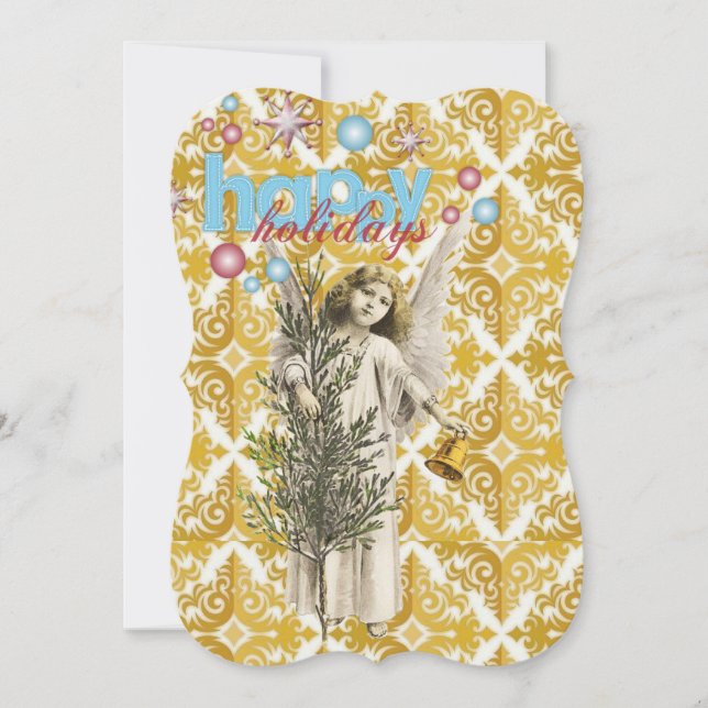 Carte de voeux de Noël Appartement, Angel (Devant)