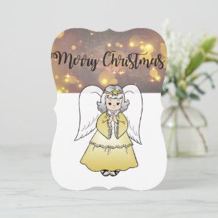 Carte de voeux de Noël Appartement, Angel