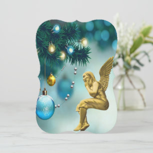Carte de voeux de Noël Appartement, Angel
