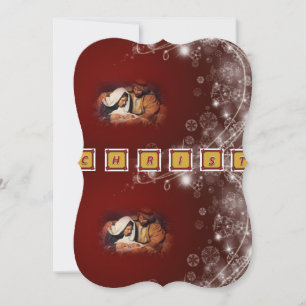 Carte de voeux de Noël Appartement, Jésus Christ