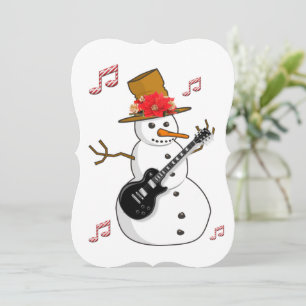 Carte de voeux de Noël Appartement, Snowman