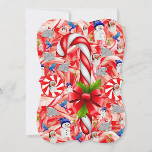 Carte de voeux de Noël Appartement, Sucre de canne