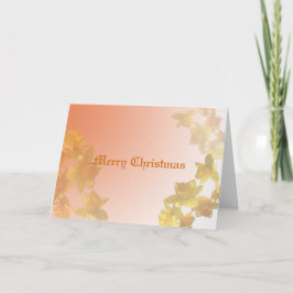 Carte de voeux de Noël aux fleurs de jonquilles ja