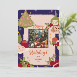 Carte de vœux de Noël avec photo d'invitation