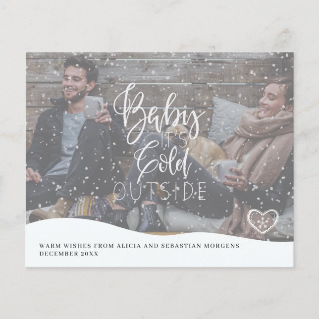 Carte de voeux de Noël Budget (Devant)