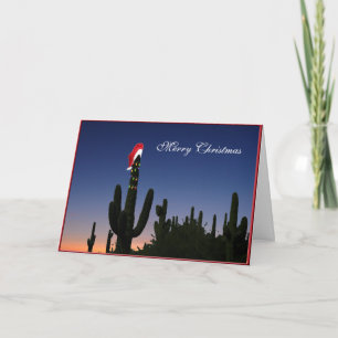 Carte de voeux de Noël Cactus
