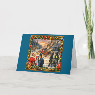 Carte de vœux de Noël Crash
