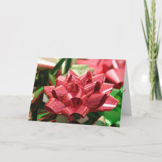 Carte de voeux de Noël d'arc de Noël