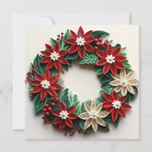 Carte de voeux de Noël de la couronne