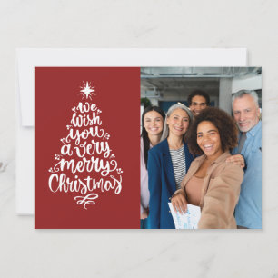 Carte de vœux de Noël de l'équipe rouge Business W