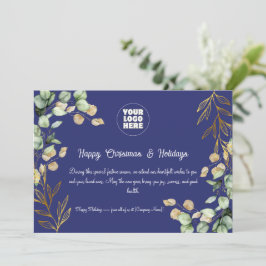 Carte de voeux de Noël d'entreprise personnalisée 