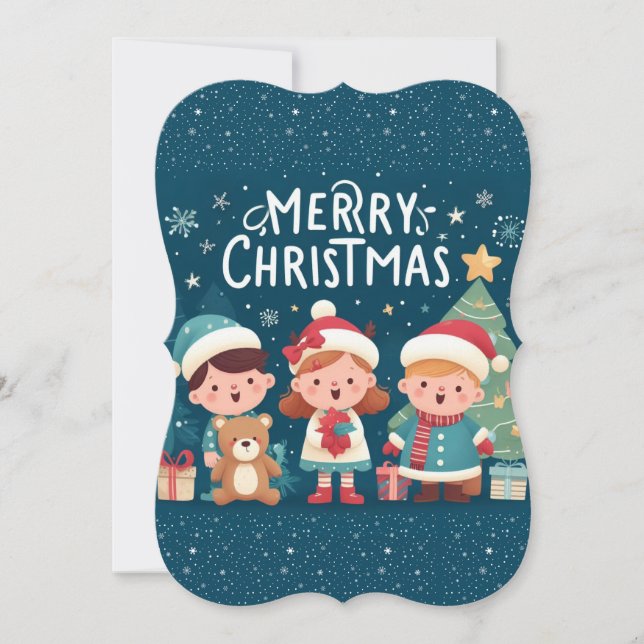 Carte de voeux de Noël des camarades de classe (Devant)
