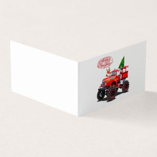 Carte de vœux de Noël dessin animé