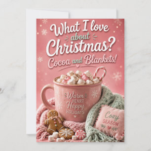 Carte de vœux de Noël drôle Candy and Cuddles