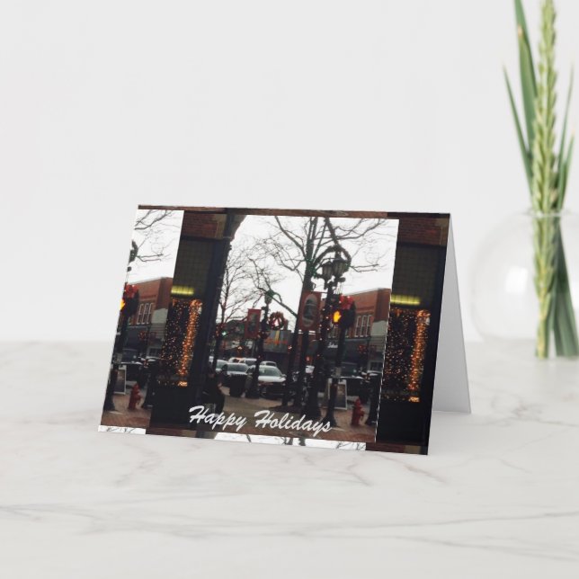 Carte de voeux de Noël du centre-ville de Willough (Devant)