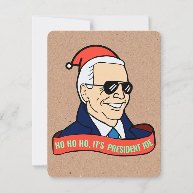 Carte de voeux de Noël du président Joe Biden (Devant)