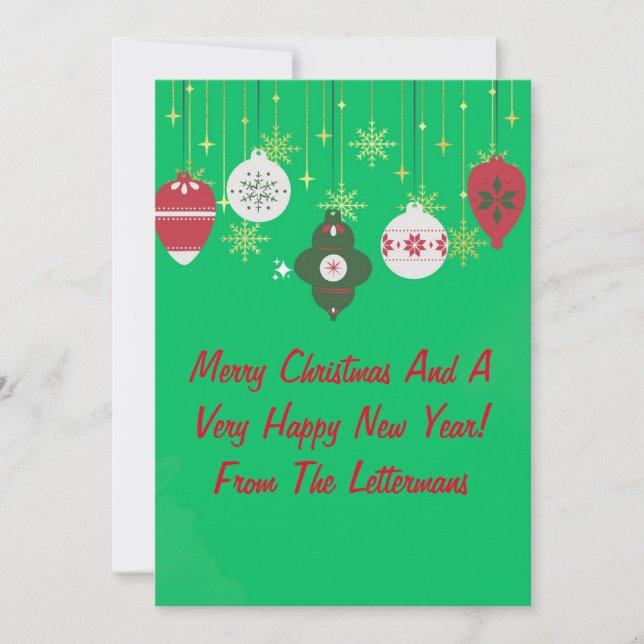Carte de vœux de Noël et du Nouvel An, téléchargea (Devant)