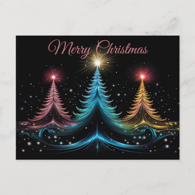 Carte de vœux de Noël festive et élégante (Devant)