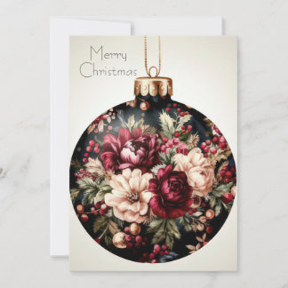 Carte de vœux de Noël festive personnalisée