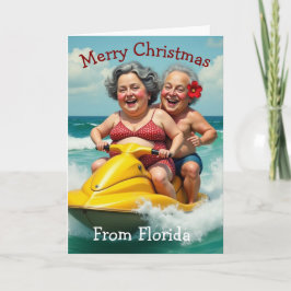 Carte de voeux de Noël Floride