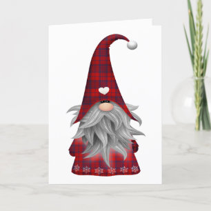 Carte de voeux de Noël Gnome