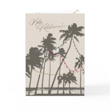 Carte de vœux de Noël Green & Bright, Mele Kalikim