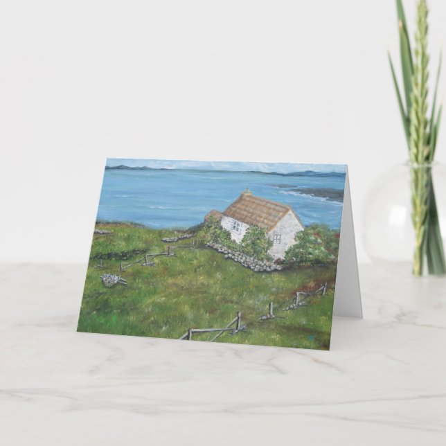 Carte de voeux de Noël irlandaise, Vacances, Carte (Devant)