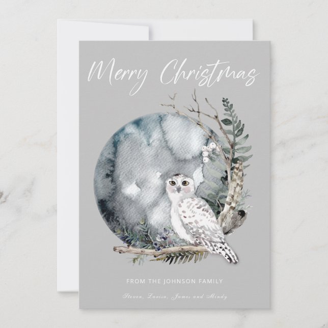 Carte de vœux de Noël Joyeux Noël (Devant)